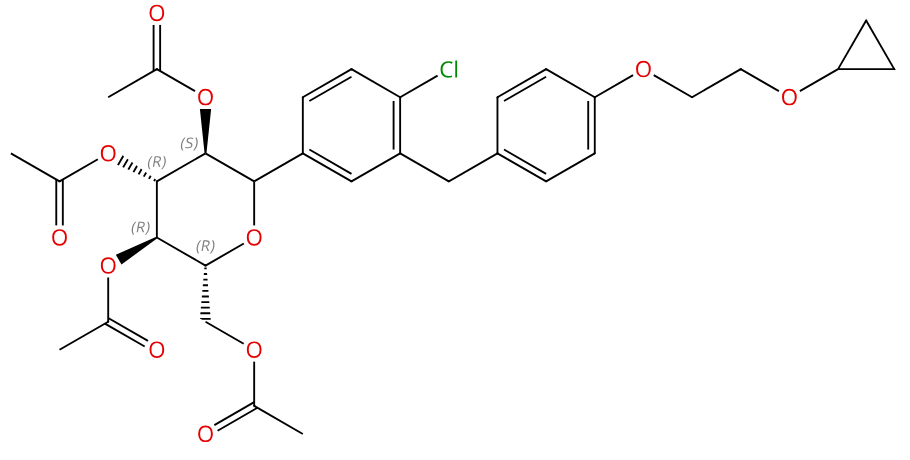 Bexagliflozin Tetra Acetyl Impurity